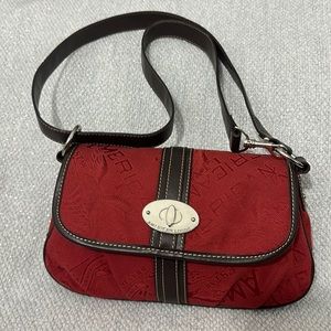 ♦️American Living Purse Shoulder & Crossbody. Color Red & Brown.